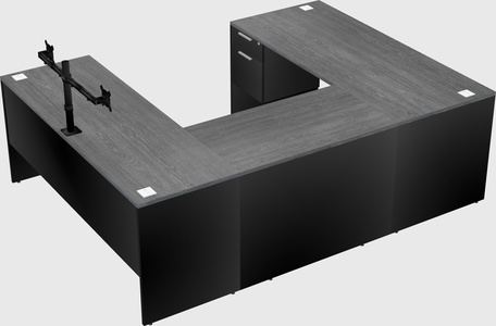 U-shaped desk