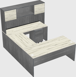 U-shaped desk