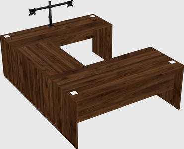 U-shaped desk