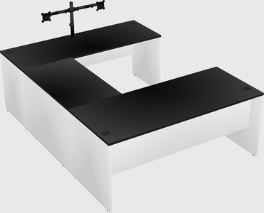 U-shaped desk