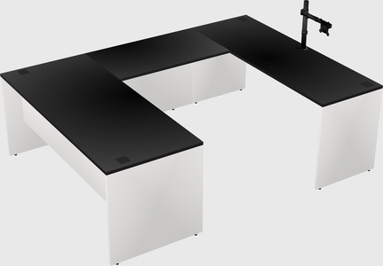 U-shaped desk