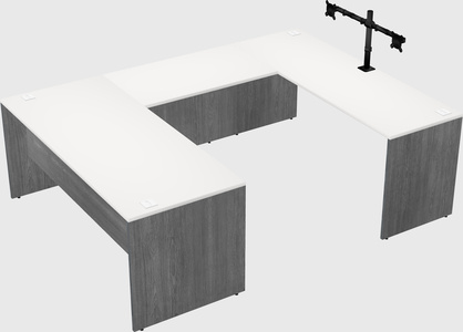 U-shaped desk