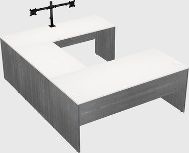 U-shaped desk