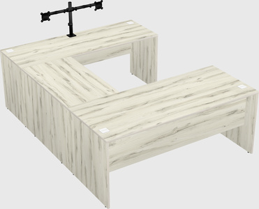 U-shaped desk
