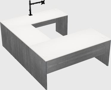 U-shaped desk