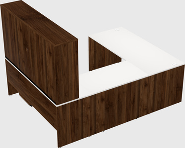 U-shaped desk