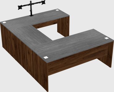 U-shaped desk