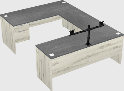 U-shaped desk