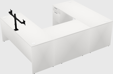 U-shaped desk