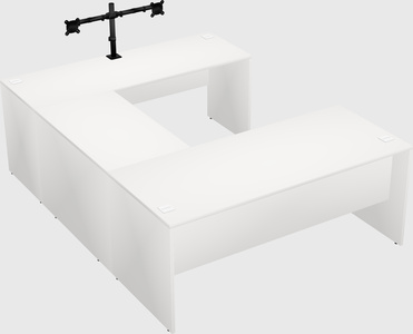 U-shaped desk