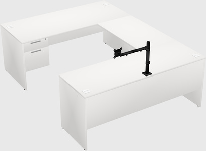U-shaped desk