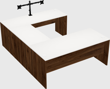 U-shaped desk