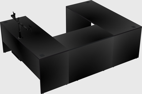 U-shaped desk