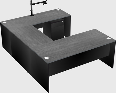 U-shaped desk