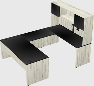 U-shaped desk