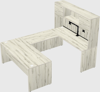 U-shaped desk