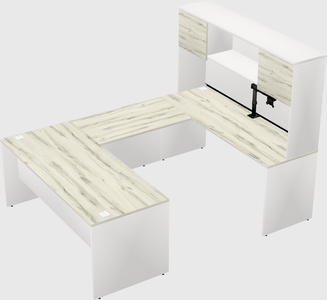 U-shaped desk