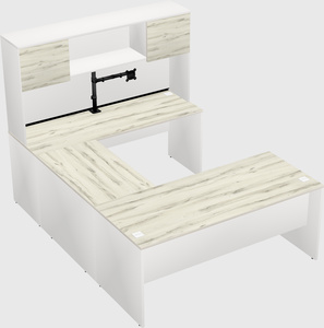 U-shaped desk