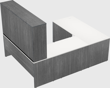 U-shaped desk