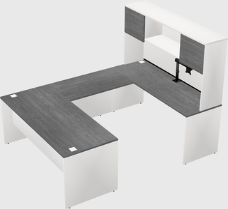 U-shaped desk