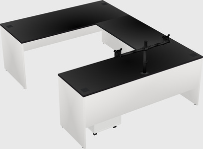 U-shaped desk