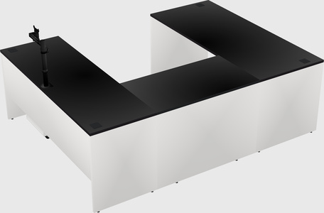 U-shaped desk