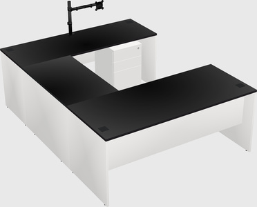 U-shaped desk
