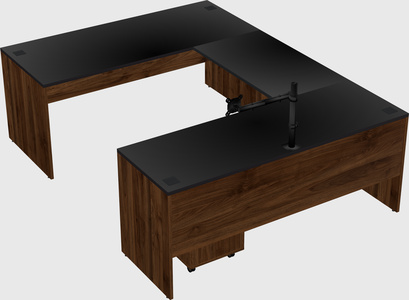 U-shaped desk