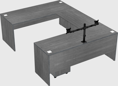U-shaped desk