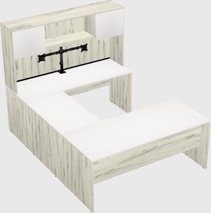 U-shaped desk