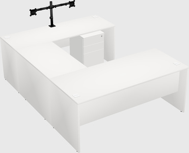 U-shaped desk