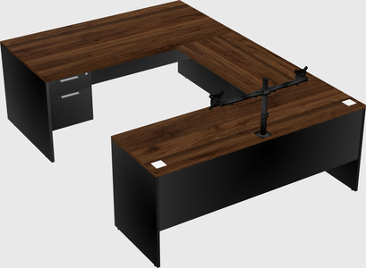 U-shaped desk