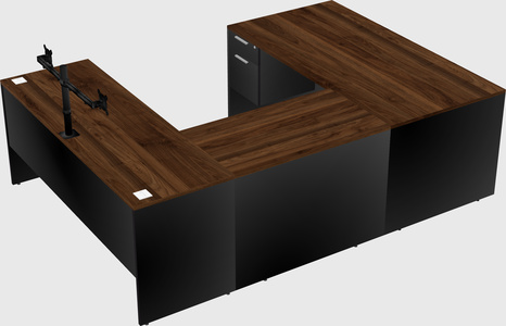 U-shaped desk
