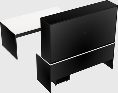 U-shaped desk