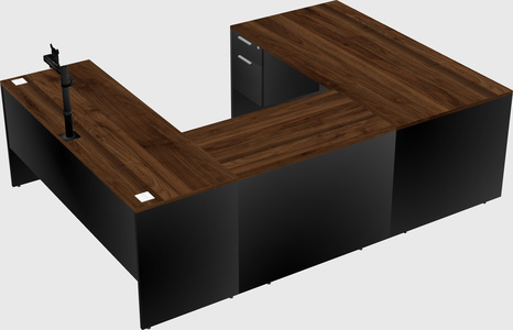U-shaped desk