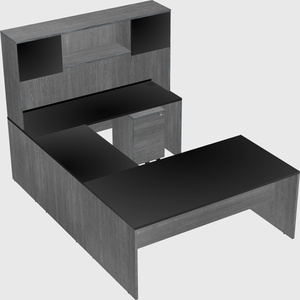 U-shaped desk