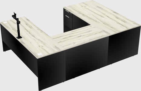 U-shaped desk