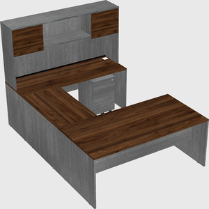 U-shaped desk