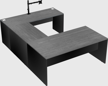 U-shaped desk