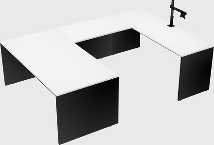 U-shaped desk