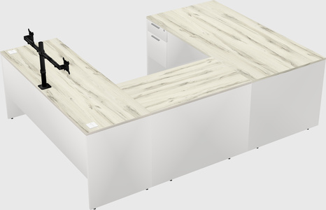 U-shaped desk