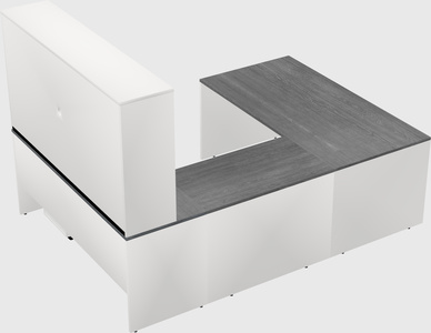 U-shaped desk