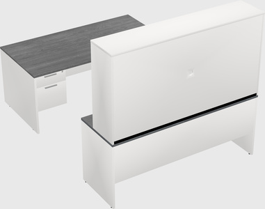 U-shaped desk