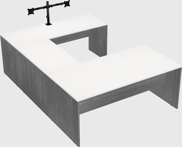 U-shaped desk