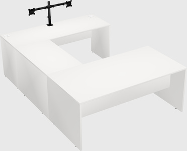 U-shaped desk