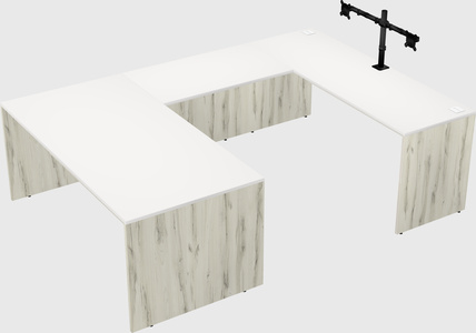 U-shaped desk