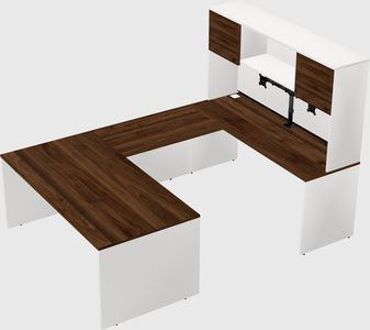 U-shaped desk