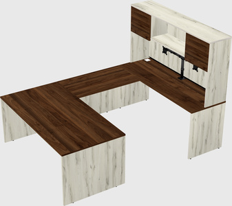 U-shaped desk