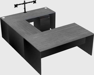 U-shaped desk