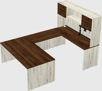 U-shaped desk